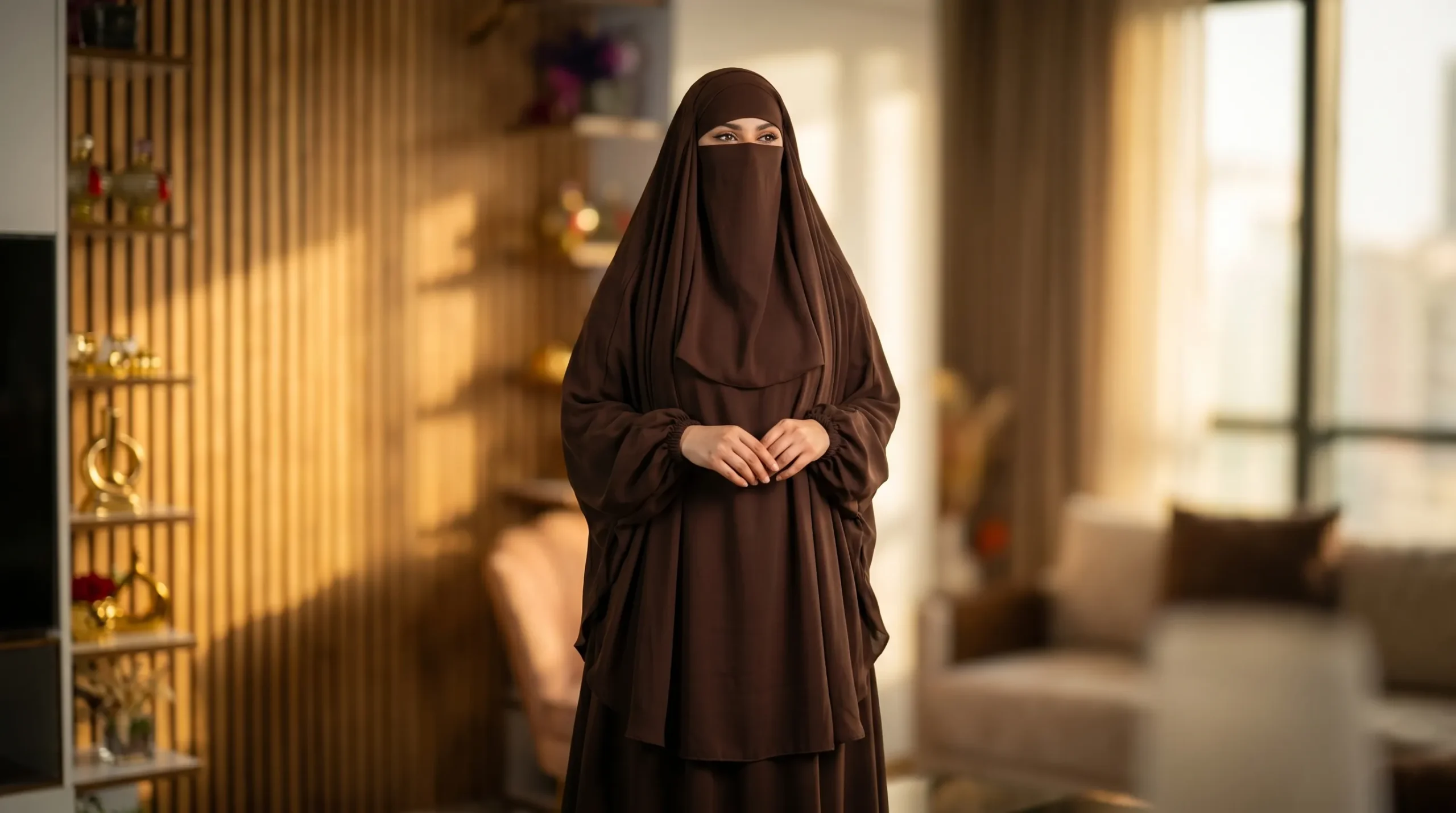 إطلالة بالنقاب